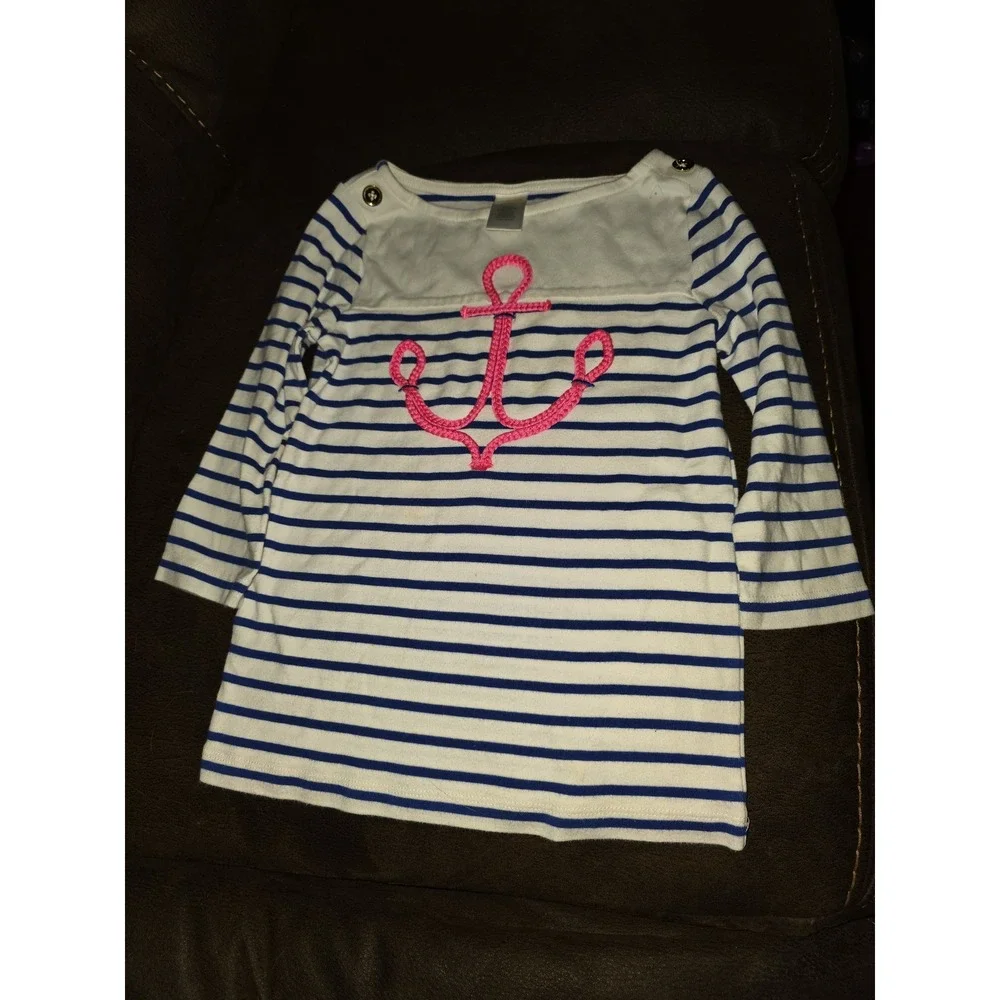 Gymboree‎ stripes and anchors anchor top size 7